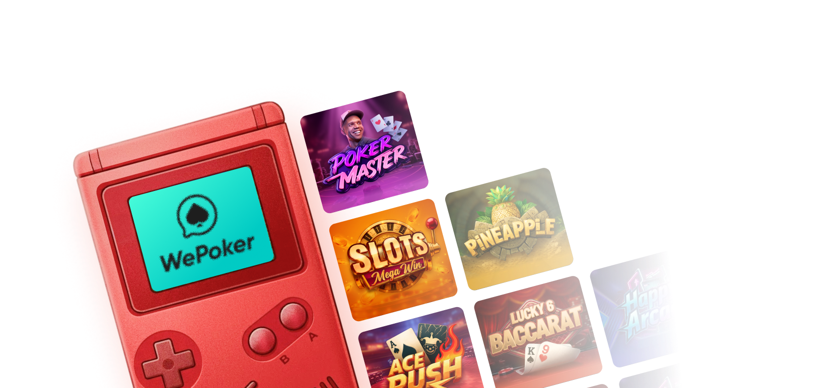 WePoker电脑客户端下载界面